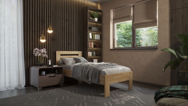 Légies ágy minőségi bükk- vagy tölgyfából