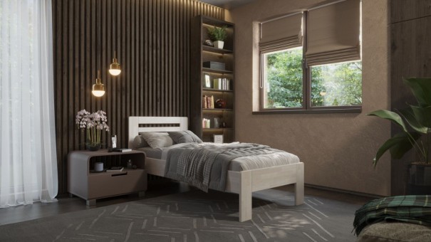 Légies ágy minőségi bükk- vagy tölgyfából