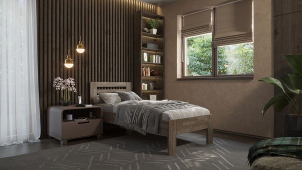 Légies ágy minőségi bükk- vagy tölgyfából