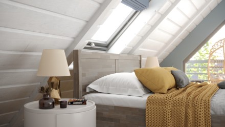 Masszív fa ágy tömör talapzattal