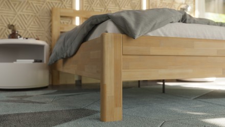 Szellős ágy minőségi bükk vagy tölgyfából készült