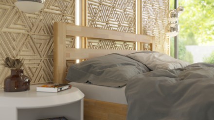 Szellős ágy minőségi bükk vagy tölgyfából készült