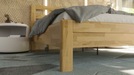 Szellős ágy minőségi bükk vagy tölgyfából készült