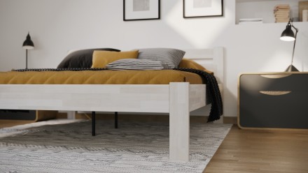 Tömör bükk vagy tölgy ágy