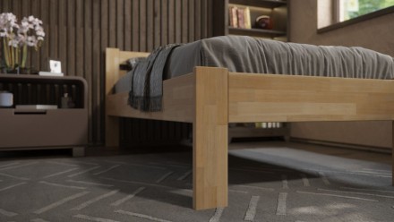 Tömör bükk vagy tölgy ágy