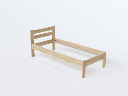 Tömör bükk vagy tölgy ágy