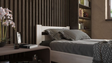 Tömör bükk vagy tölgy ágy