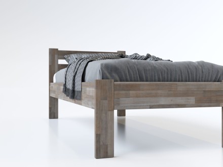 Tömör bükk vagy tölgy ágy