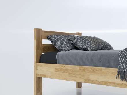 Tömör bükk vagy tölgy ágy