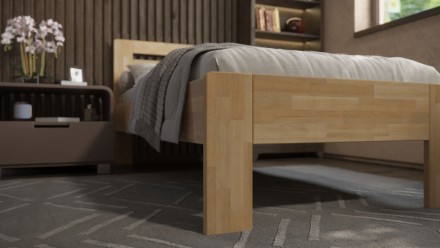 Légies ágy minőségi bükk- vagy tölgyfából