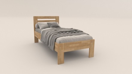 Légies ágy minőségi bükk- vagy tölgyfából