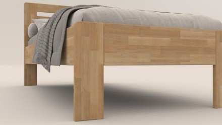 Légies ágy minőségi bükk- vagy tölgyfából