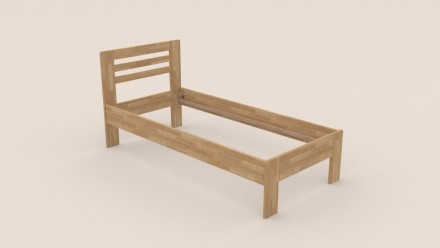 Légies ágy minőségi bükk- vagy tölgyfából