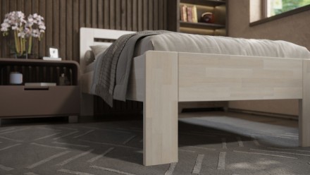 Légies ágy minőségi bükk- vagy tölgyfából