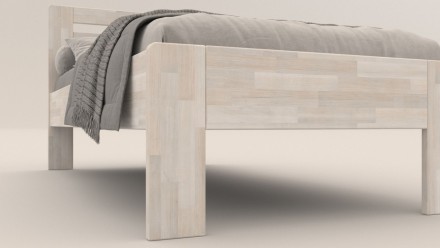 Légies ágy minőségi bükk- vagy tölgyfából