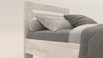 Légies ágy minőségi bükk- vagy tölgyfából