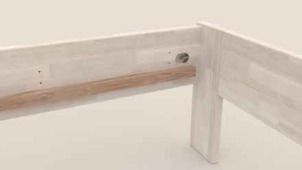 Légies ágy minőségi bükk- vagy tölgyfából