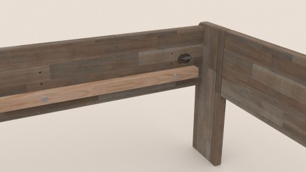 Légies ágy minőségi bükk- vagy tölgyfából