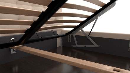 Az elegáns Nashville ágy fejtámlájának köszönhetően minden hálószobához illik, melyet különlegessé és vidámmá tesz.