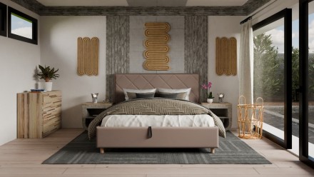 A gyönyörű Klinmam Madison fejtámla kárpitozott négyzetekkel fantáziadús dizájnnal és kifogástalan kivitelezéssel rendelkezik.