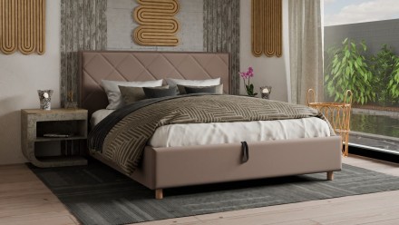 A gyönyörű Klinmam Madison fejtámla kárpitozott négyzetekkel fantáziadús dizájnnal és kifogástalan kivitelezéssel rendelkezik.