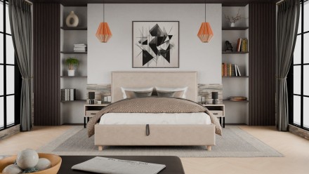 A Valentino fejtámla egyszerű stílusának köszönhetően minden hálószobába illik.