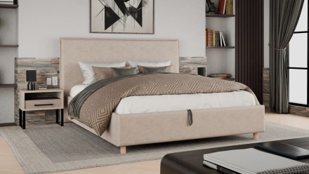 A Valentino fejtámla egyszerű stílusának köszönhetően minden hálószobába illik.