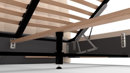 Az elegáns Nashville ágy fejtámlájának köszönhetően minden hálószobához illik, melyet különlegessé és vidámmá tesz.