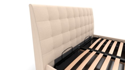 Az elegáns Nashville ágy fejtámlájának köszönhetően minden hálószobához illik, melyet különlegessé és vidámmá tesz.