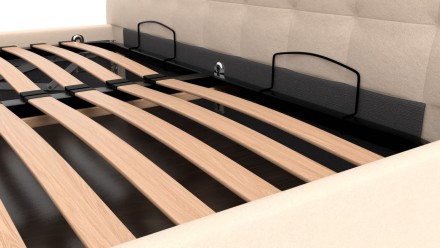 Az elegáns Nashville ágy fejtámlájának köszönhetően minden hálószobához illik, melyet különlegessé és vidámmá tesz.