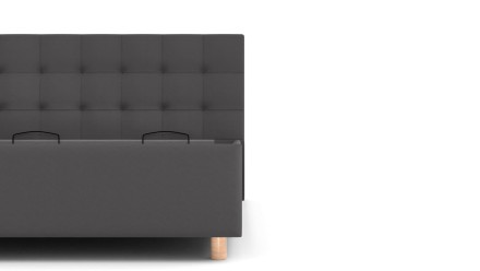 A steppelt Boston fejtámla modern hangulatával minden hálószobához illik.