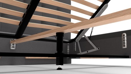 A steppelt Boston fejtámla modern hangulatával minden hálószobához illik.