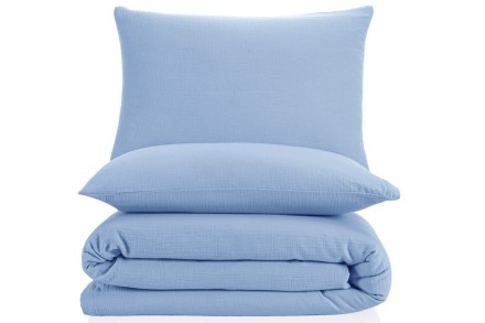 100% pamut muszlin ágyneműhuzat a maximális kényelemért és a zavartalan alvásért.