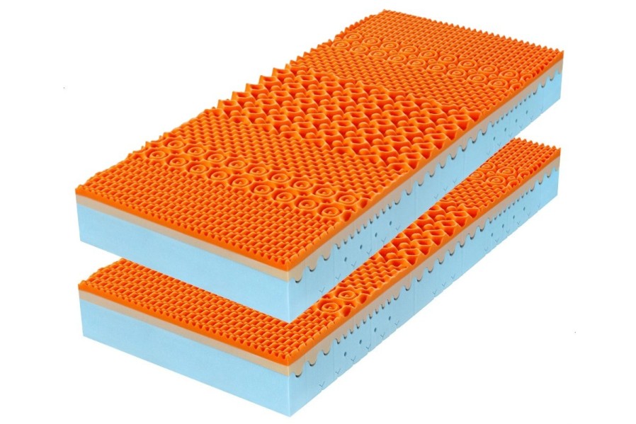 Kétféle keménységi érzet - 3 és 4 | Hab matrac | Magassága 18 cm | Terhelhetőség 125 kg | Jótállás 4 év