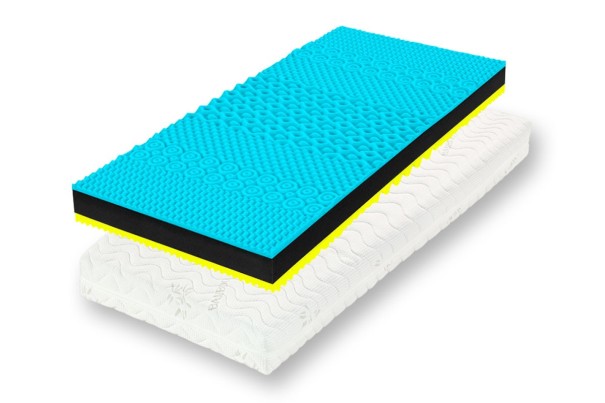Modern, cseh gyártású matrac a sportot kedvelő ügyfeleknek. Svéd technológia segítségével készült.