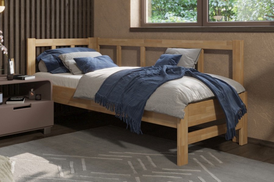 Kedveli a fa illatát? Akkor ez a tömörfa ágy tökéletes választás Önnek, mivel a legkiválóbb bükk- és tölgyfafajtákból készült, hogy megismételhetetlen hangulatot teremtsen hálószobájában.