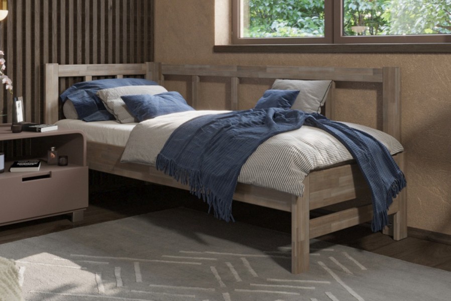 Kedveli a fa illatát? Akkor ez a tömörfa ágy tökéletes választás Önnek, mivel a legkiválóbb bükk- és tölgyfafajtákból készült, hogy megismételhetetlen hangulatot teremtsen hálószobájában.