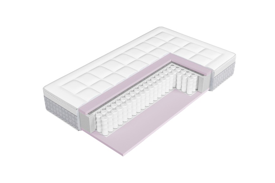 3 - közepesen kemény | Rugós matracok | Magassága 24 cm | Terhelhetőség 100 kg | Jótállás 2 év