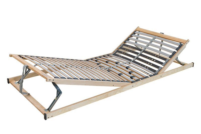 Ez az ágyrács, a kényelmes alvás és pihenés érdekében a fejrésznél és lábrésznél is állítható. Az ágyrács szilárd közepe támaszt biztosít a deréknak.