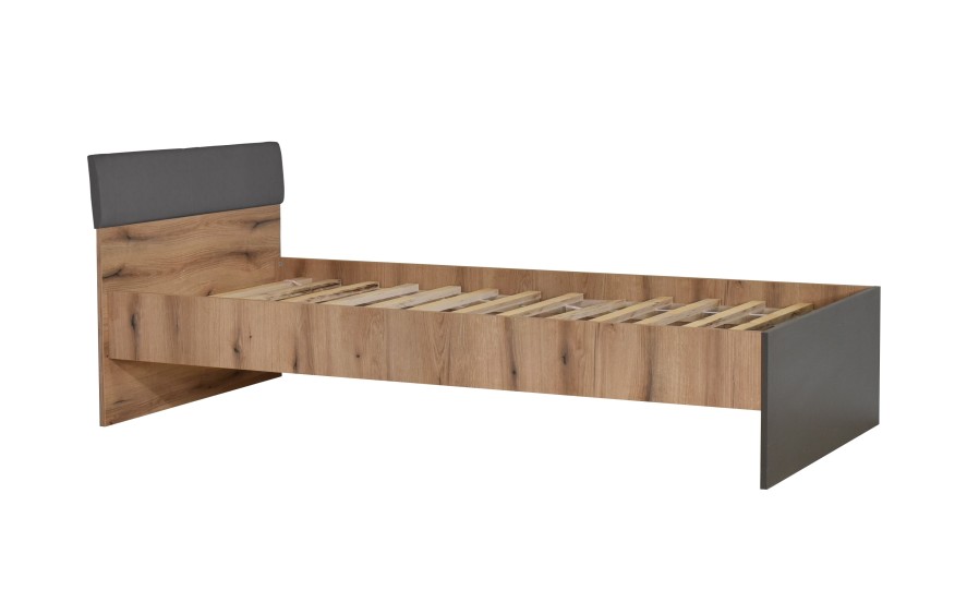 Első pillantásra a Sevilla ágy különleges alapja tűnik fel. A klasszikus kialakítás helyett, ahol az ágyat négy láb támasztja alá, a Sevilla két vékony deszkával van felszerelve, amelyek biztos alapként funkcionálnak.