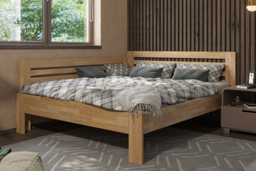 Szereti a fa illatát és az utánozhatatlan atmoszférát, amivel megtölti a hálószobát? Ha igen, a Lola masszív ágyat Önnemk alkottuk meg!