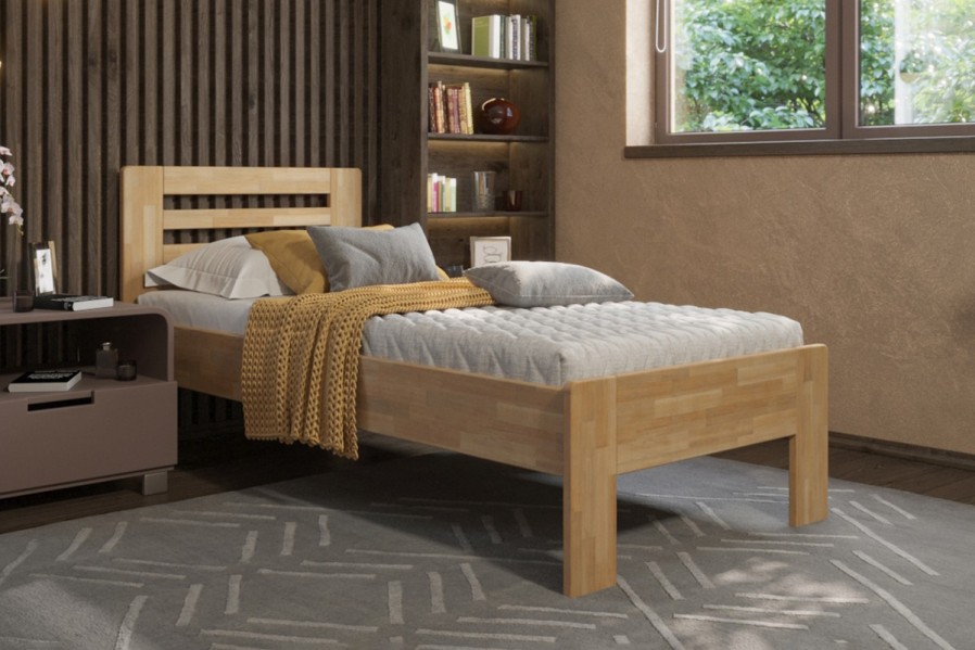 Szereti a fa illatát és az utánozhatatlan atmoszférát, amivel megtölti a hálószobát? Ha igen, a Lola masszív ágyat Önnemk alkottuk meg!