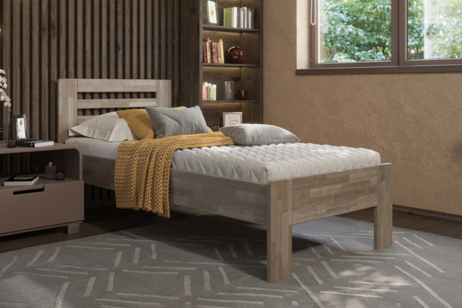 Szereti a fa illatát és az utánozhatatlan atmoszférát, amivel megtölti a hálószobát? Ha igen, a Lola masszív ágyat Önnemk alkottuk meg!