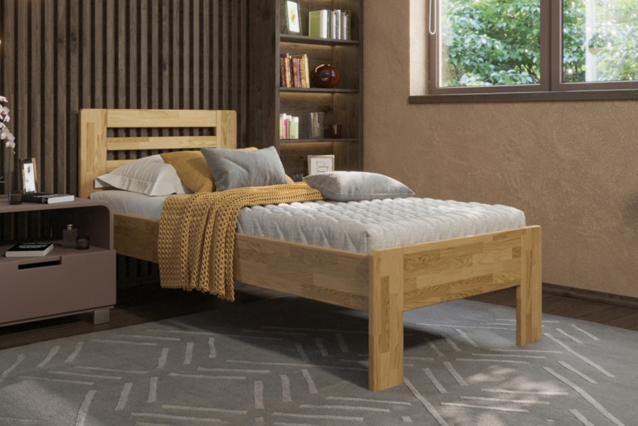 Szereti a fa illatát és az utánozhatatlan atmoszférát, amivel megtölti a hálószobát? Ha igen, a Lola masszív ágyat Önnemk alkottuk meg!