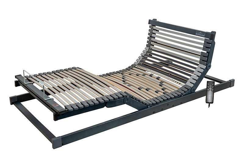 A Klinmam Lux Motor Flat Wireless luxus motoros ágyrácsot a legigényesebb vásárlók is nagyra fogják értékelni. Az ágyrács a távvezérlés segítségével egyszerűen állítható a fej- és lábrészen az ön kényelme érdekében.