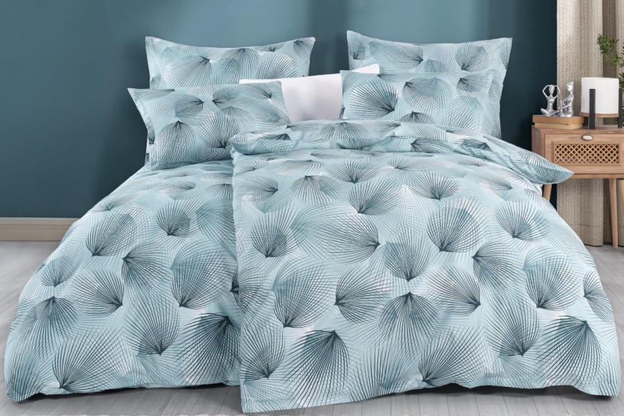 Az ágynemű kellemes tapintású, kiválóan elvezeti a nedvességet, és szinte egyáltalán nem gyűrődik.