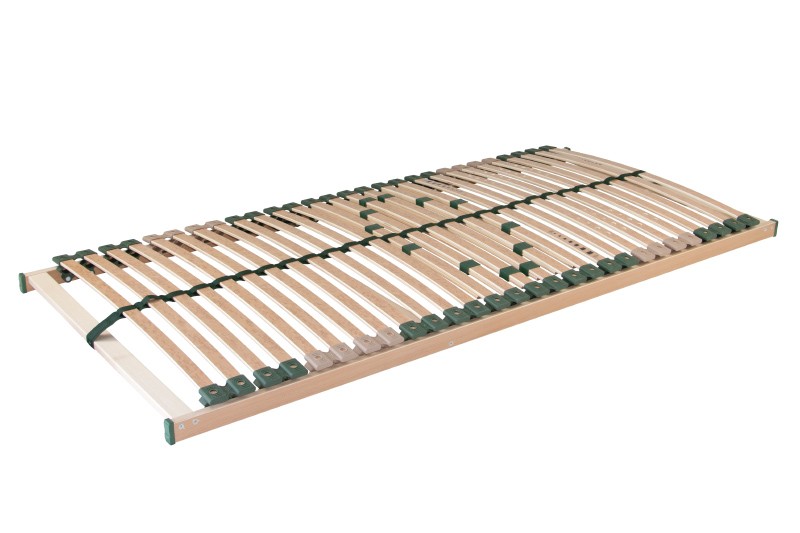 Stabil ágyrács 7 anatómiai zónával, mely megfelelően elosztja a test súlyát a matracon.