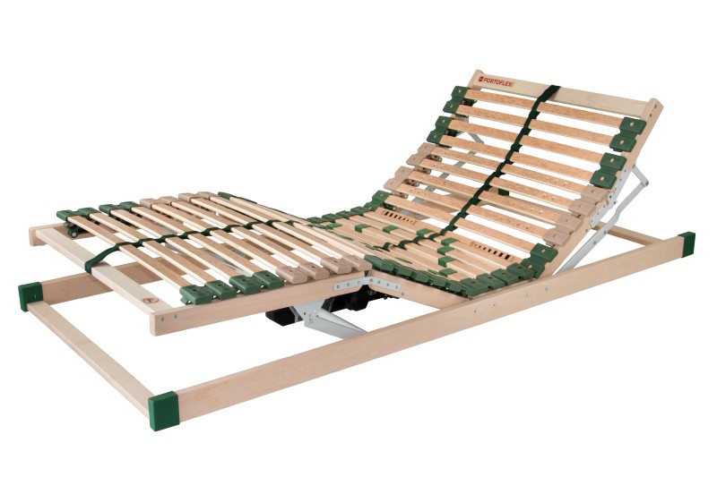 Állítható 7 anatómiai zónás ágyrács nagy teherbírással, mely megfelelően elosztja a test súlyát a matracon.