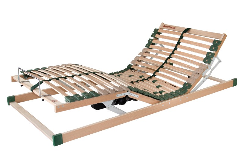 Motoros ágyrács  7 anatómiai zónával és 28 lamellával, ágyneműtartós ágyakhoz.