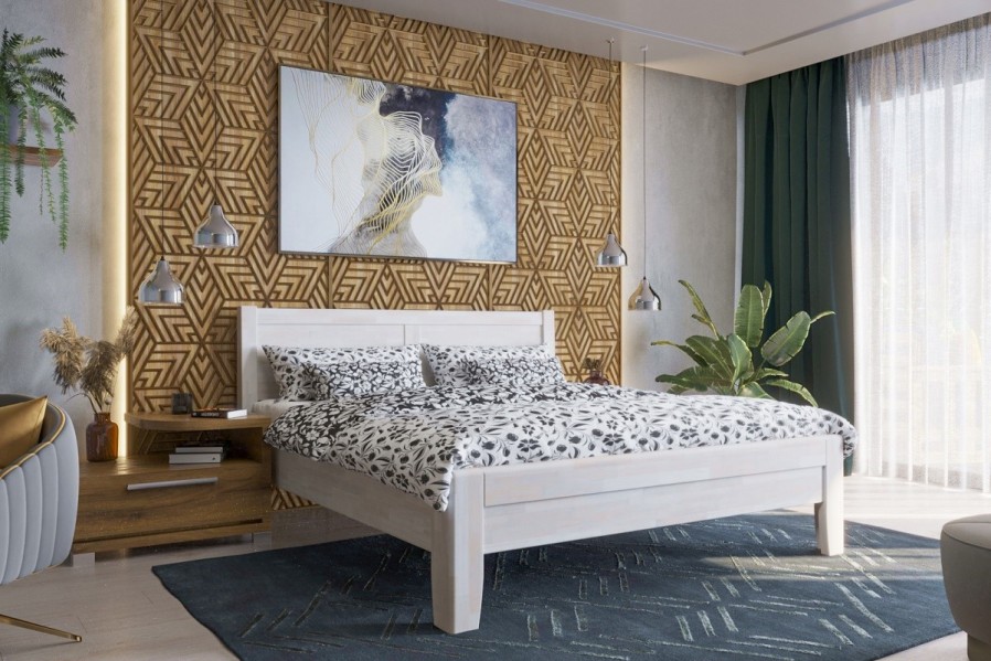 A robusztus, masszív Sion K3 ágy méltóságteljes központi eleme lesz hálószobájának, amely otthonosságot és kényelmet hoz magával.